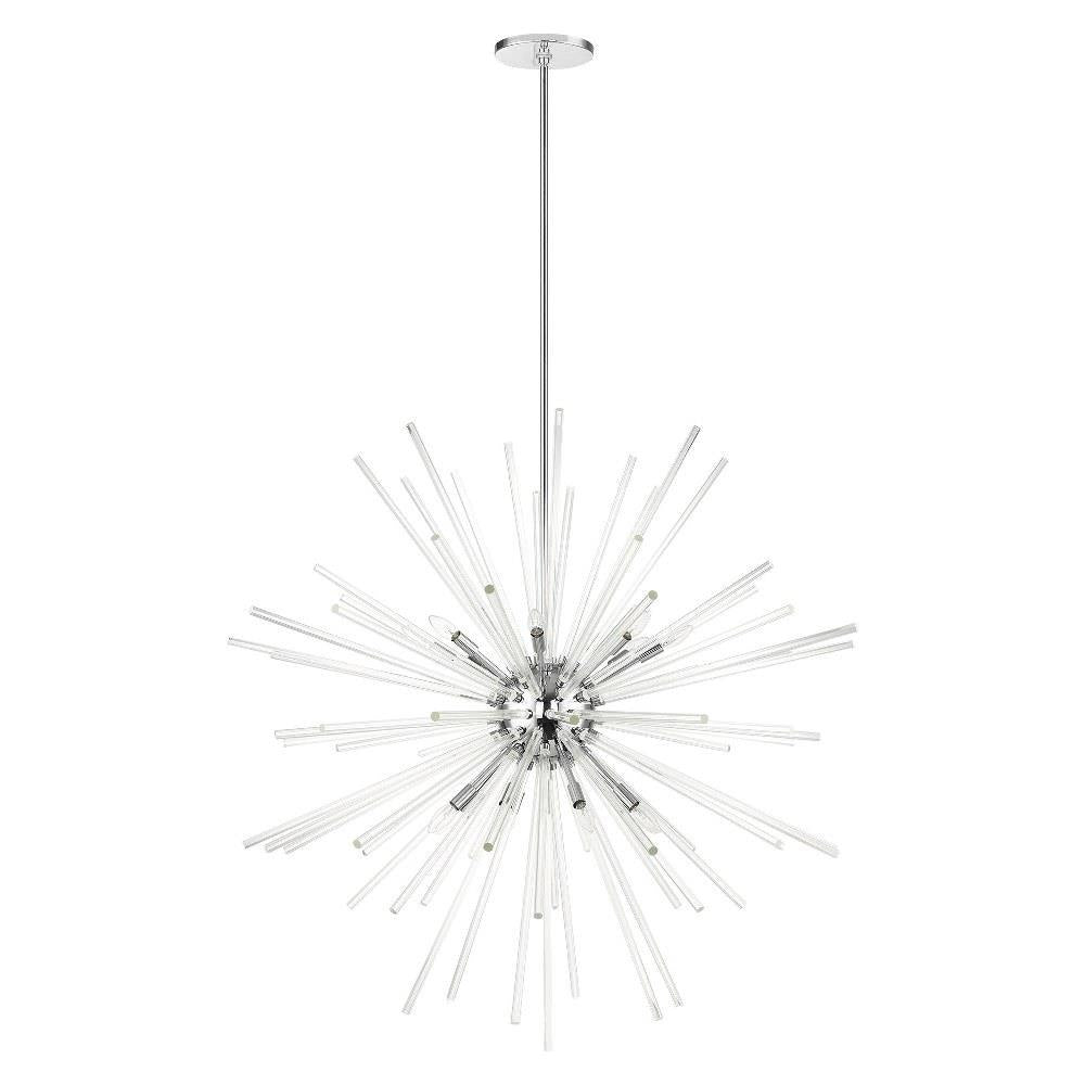 Livex Lighting - 41260-12 - Utopia - 16 Light Foyer in Glam Style - 50 Inches wide by 56.63 Inches high