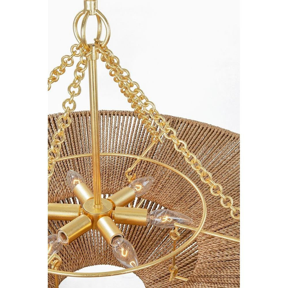 Bailey Street Home - 72-BEL-4885661 - Lowfield South - 8 Light Chandelier-25.25 Inches Tall and 40 Inches Wide