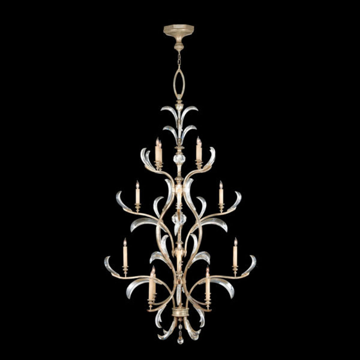 BEVELED ARCS 48" W Round Chandelier