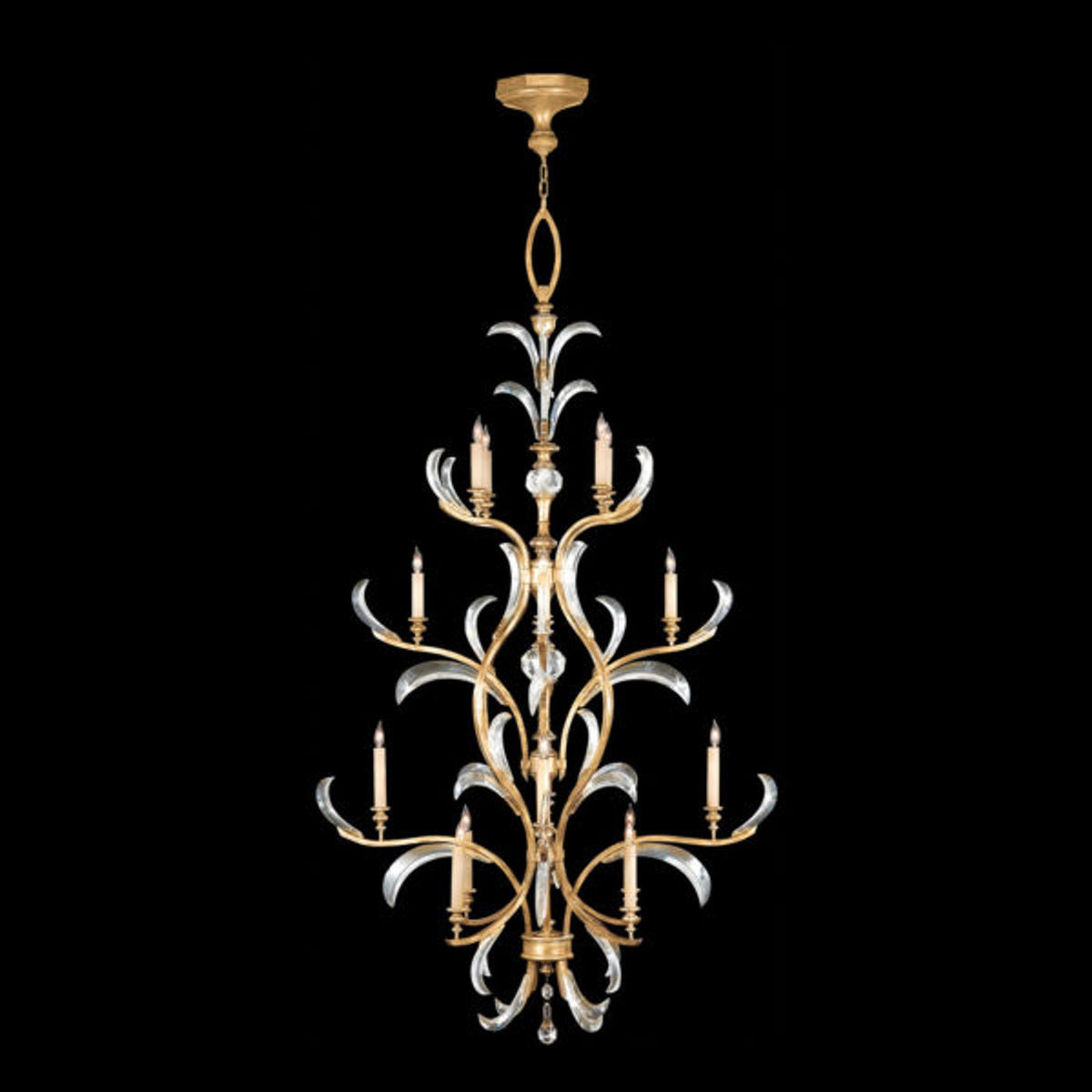 BEVELED ARCS 48" W Round Chandelier