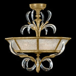 BEVELED ARCS 26" W Round Semi-Flush Mount