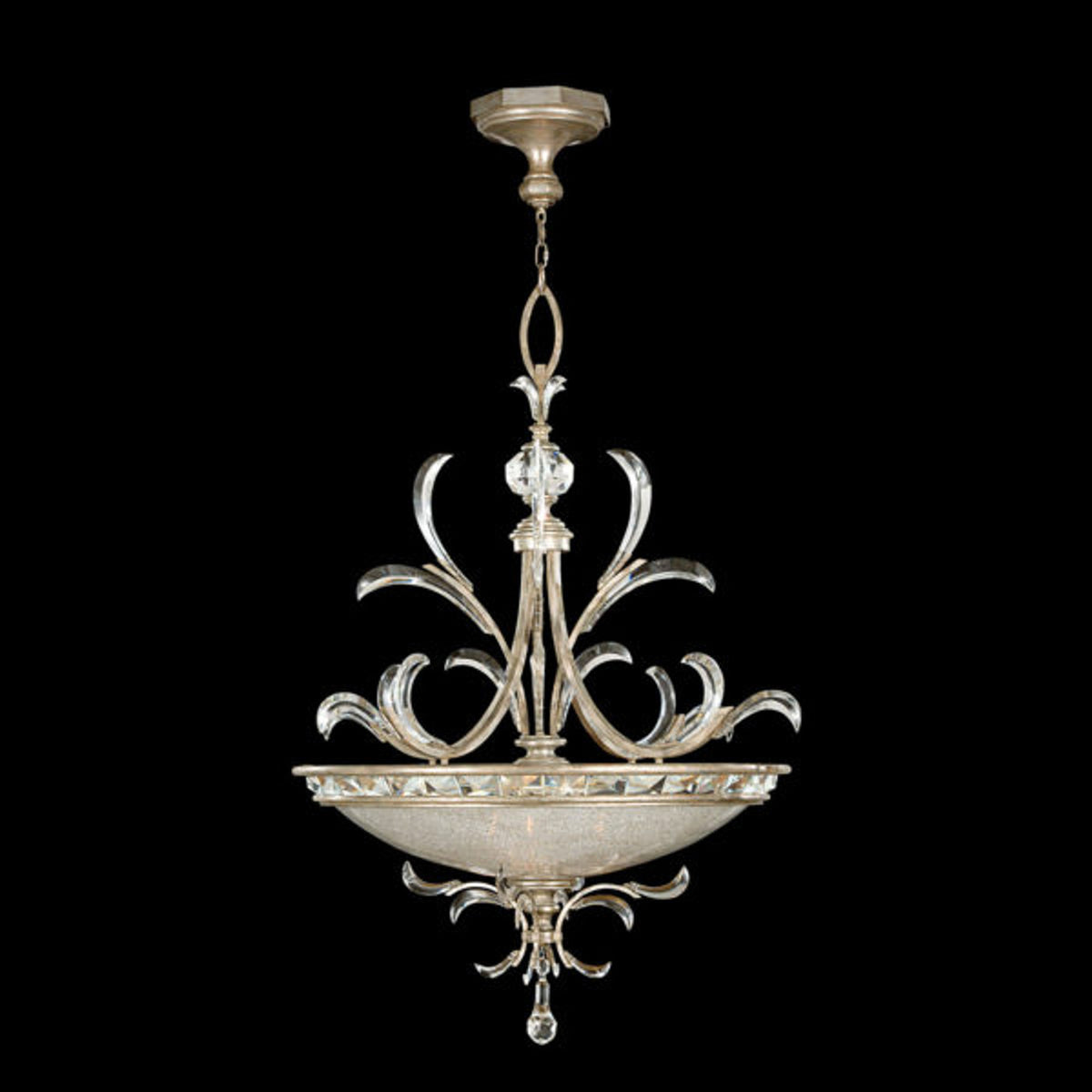 BEVELED ARCS 44" W Round Pendant