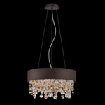 Romanelli Dark Coffee 17-Inch Four-Light Pendant