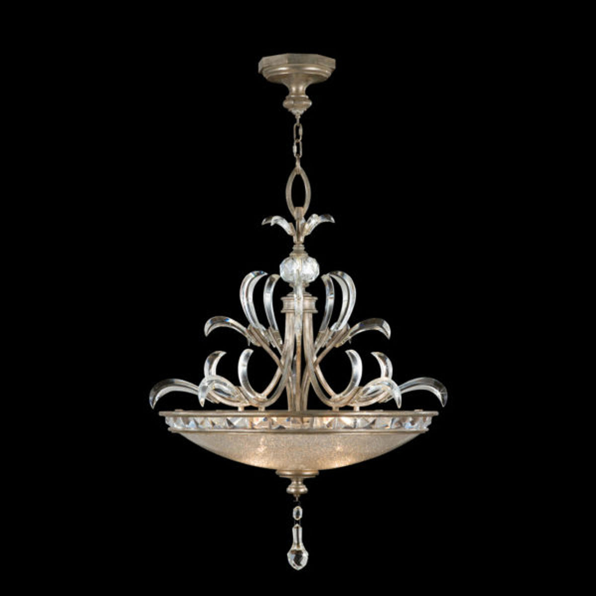 BEVELED ARCS 32" W Round Pendant