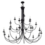 Livex Lighting - 42686-07 - Estate - 24 Light Grande Foyer Chandelier-62 Inches Tall and 60 Inches Wide