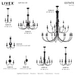 Livex Lighting - 42686-07 - Estate - 24 Light Grande Foyer Chandelier-62 Inches Tall and 60 Inches Wide