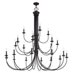 Livex Lighting - 42686-07 - Estate - 24 Light Grande Foyer Chandelier-62 Inches Tall and 60 Inches Wide