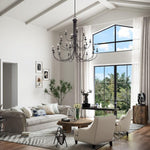 Livex Lighting - 42686-07 - Estate - 24 Light Grande Foyer Chandelier-62 Inches Tall and 60 Inches Wide