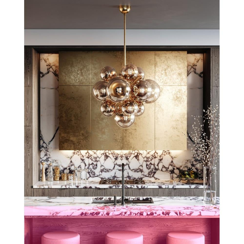 Bailey Street Home - 72-BEL-4885707 - Pear Tree Barton - 13 Light Chandelier-41.25 Inches Tall and 36 Inches Wide