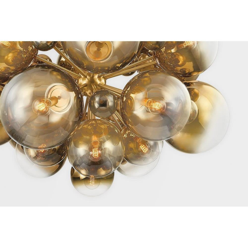 Bailey Street Home - 72-BEL-4885708 - Pear Tree Barton - 25 Light Chandelier-46 Inches Tall and 53.5 Inches Wide