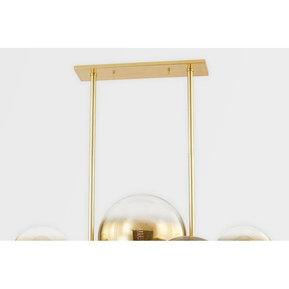 Bailey Street Home - 72-BEL-4885709 - Pear Tree Barton - 12 Light Island Pendant-33.75 Inches Tall and 27.25 Inches Wide