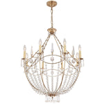 Group Waverly Distressed Twilight Eight-Light Chandelier