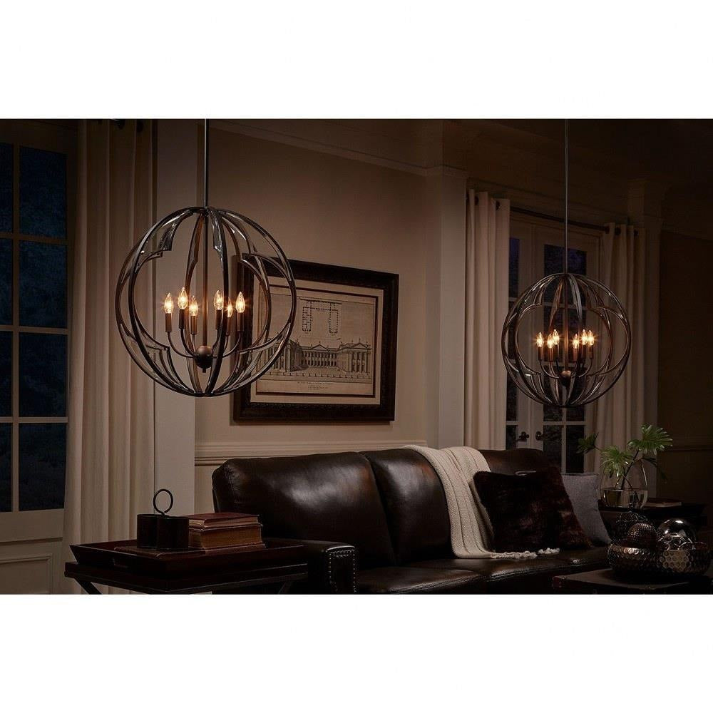 Kichler Lighting - 43097PN - Montavello - 6 light Medium Chandelier - with Transitional inspirations - 27 inches tall by 26 inches wide