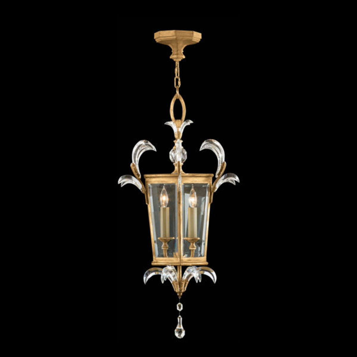 BEVELED ARCS 22" W Square Pendant