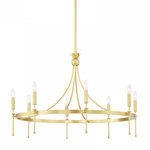 Marshallia Small Gold Chandelier