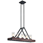 Kichler Lighting - 43491 - Colerne - 5 Light Linear Chandelier - with Lodge/Country/Rustic inspirations - 21 inches tall by 10.75 inches wide