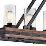 Kichler Lighting - 43491 - Colerne - 5 Light Linear Chandelier - with Lodge/Country/Rustic inspirations - 21 inches tall by 10.75 inches wide