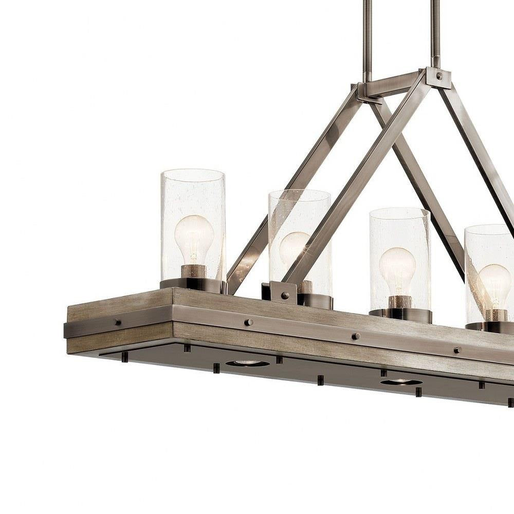 Kichler Lighting - 43491 - Colerne - 5 Light Linear Chandelier - with Lodge/Country/Rustic inspirations - 21 inches tall by 10.75 inches wide