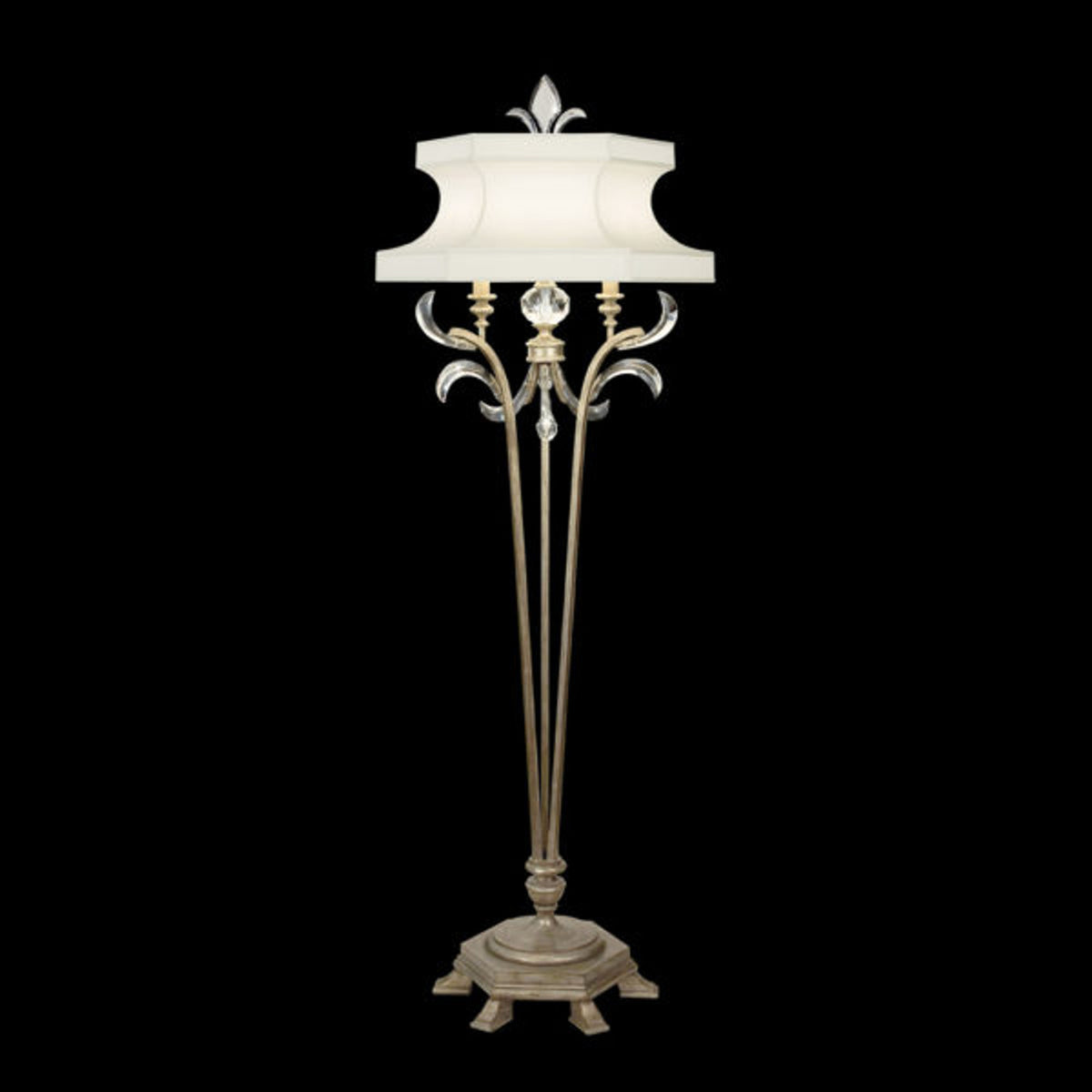 BEVELED ARCS 72" H Floor Lamp