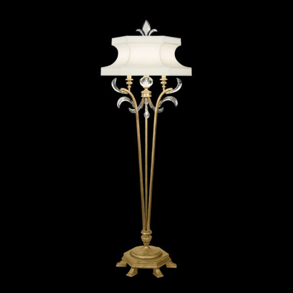 BEVELED ARCS 72" H Floor Lamp