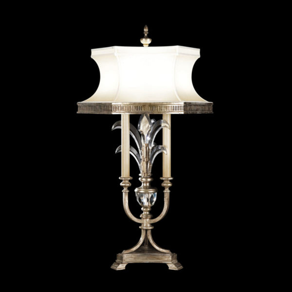 BEVELED ARCS 37" H Table Lamp