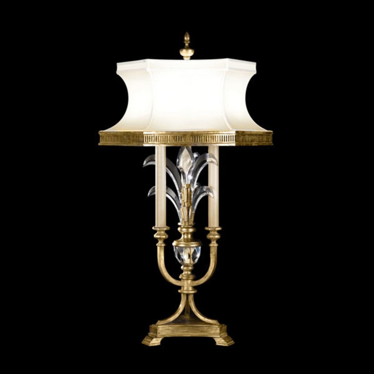BEVELED ARCS 37" H Table Lamp