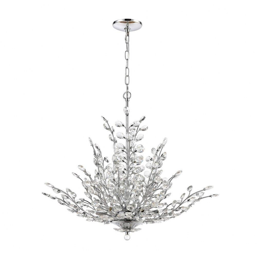 Bailey Street Home - 2499-BEL-3353540 - Collen Crescent - 9 Light Chandelier in Traditional Style - 25 Inches tall and 30 inches wide