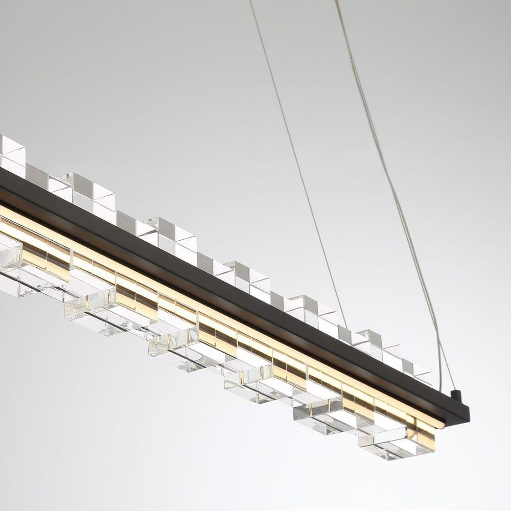 Bailey Street Home - 79-BEL-5037506 - Bancroft Dene - 120W 2 LED Island Chandelier In IndustrialStyle-4.5 Inches Tall and 5.25 Inches Wide
