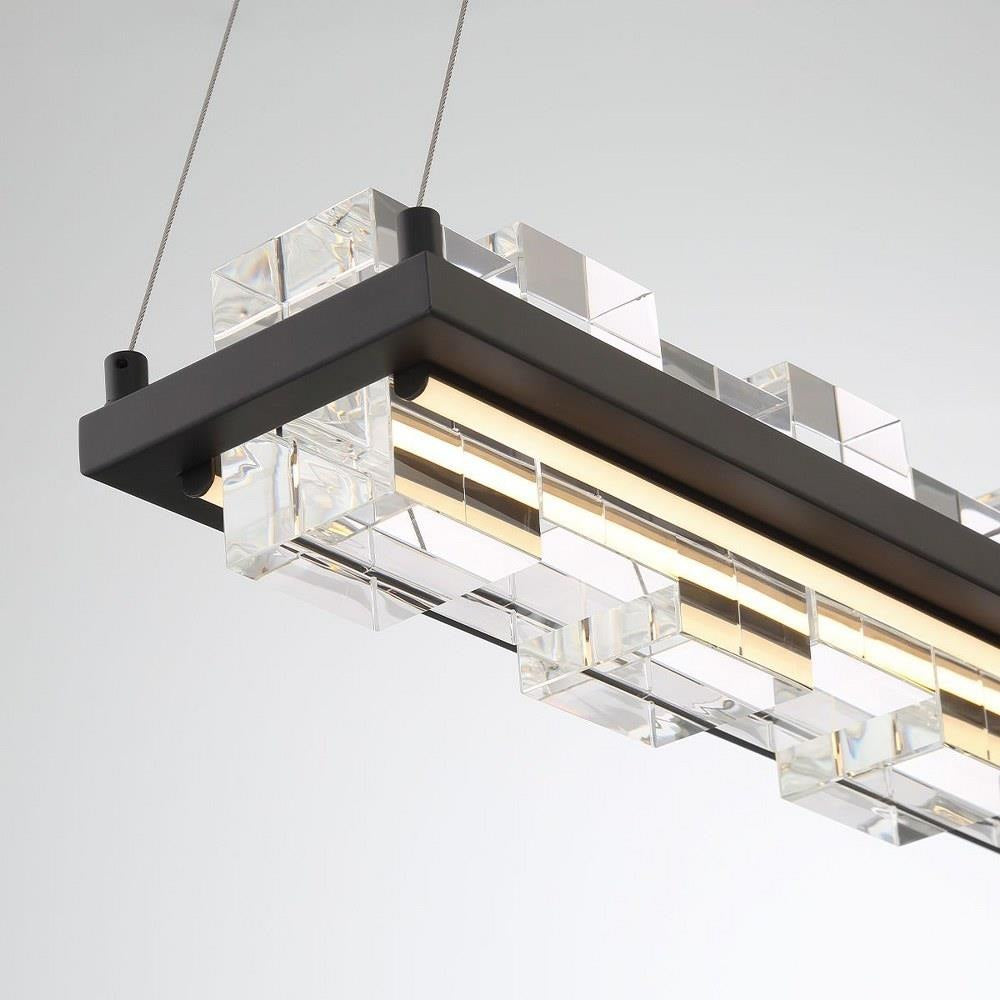 Bailey Street Home - 79-BEL-5037506 - Bancroft Dene - 120W 2 LED Island Chandelier In IndustrialStyle-4.5 Inches Tall and 5.25 Inches Wide