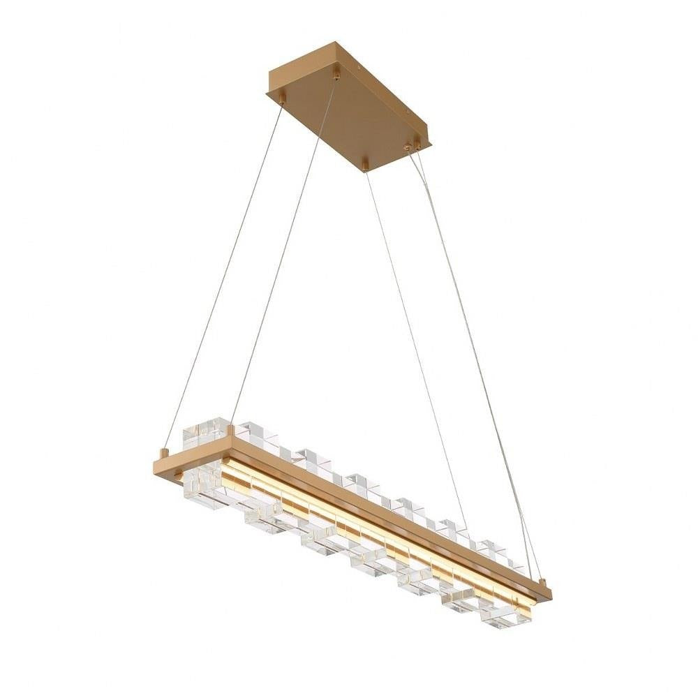 Bailey Street Home - 79-BEL-5037506 - Bancroft Dene - 120W 2 LED Island Chandelier In IndustrialStyle-4.5 Inches Tall and 5.25 Inches Wide