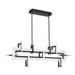 Bailey Street Home - 79-BEL-1299215 - Lavender Glade - 86W 1 LED Chandelier In Contemporary Style-16.25 Inches Tall and 9.25 Inches Wide