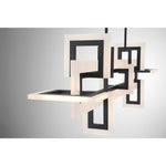 Bailey Street Home - 79-BEL-1299215 - Lavender Glade - 86W 1 LED Chandelier In Contemporary Style-16.25 Inches Tall and 9.25 Inches Wide
