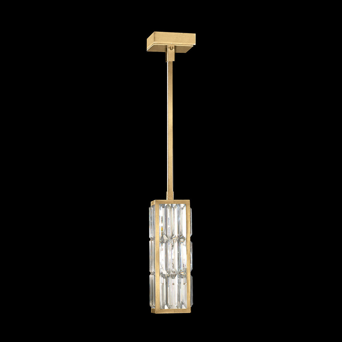 CRYSTAL ENCHANTMENT 5" W Square Drop Light