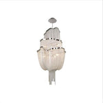 Chrome Six-Light Chandelier