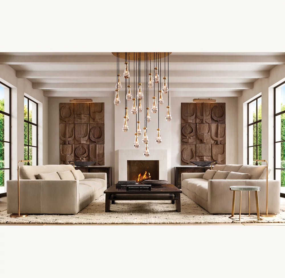 Rain Round Chandelier 36"