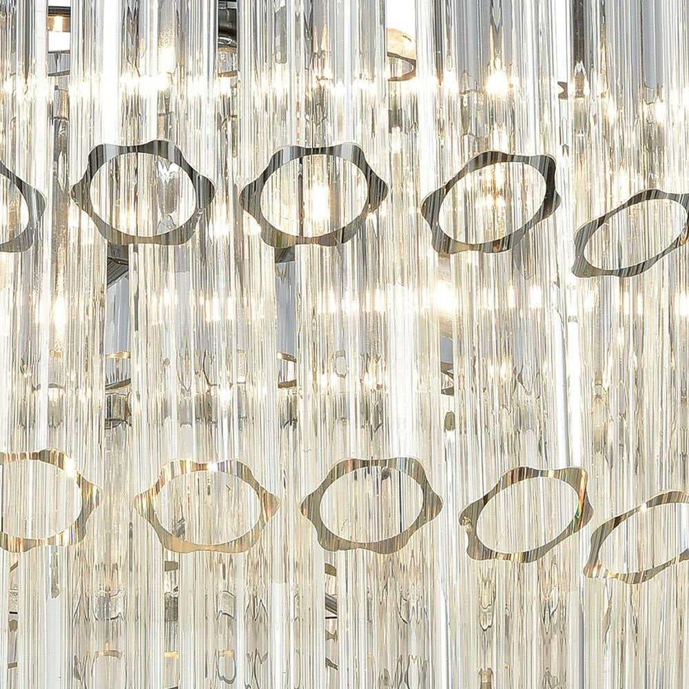 Elk Home - 46313/7 - Carrington - 7 Light Chandelier in Modern/Contemporary Style with Art Deco and Luxe/Glam inspirations - 19 Inches tall and 26 inches wide