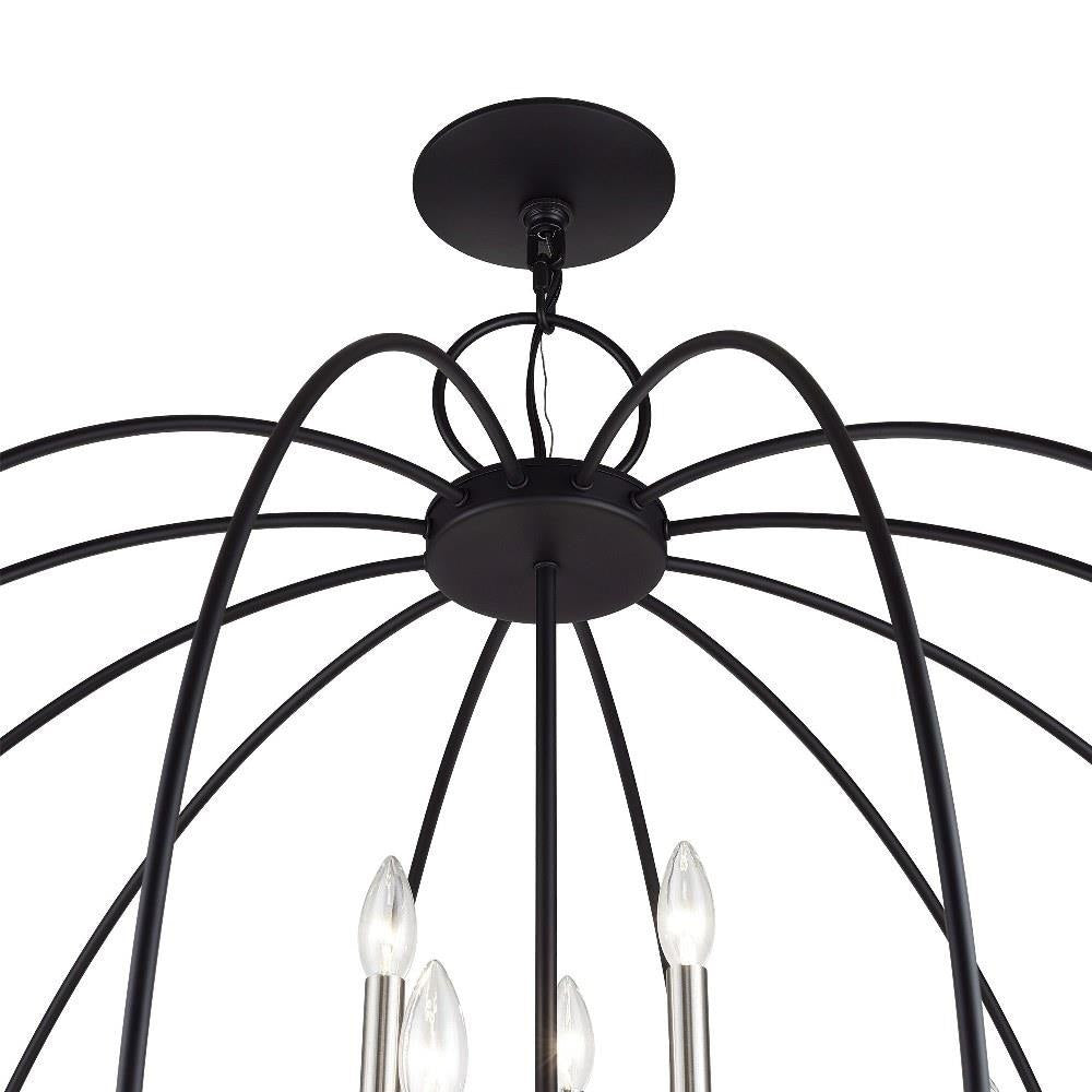 Livex Lighting - 46991-04 - Milania - 19 Light Grande Foyer Chandelier-54 Inches Tall and 48 Inches Wide