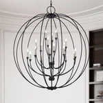 Livex Lighting - 46991-04 - Milania - 19 Light Grande Foyer Chandelier-54 Inches Tall and 48 Inches Wide
