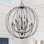 Livex Lighting - 46991-04 - Milania - 19 Light Grande Foyer Chandelier-54 Inches Tall and 48 Inches Wide