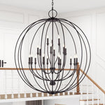 Livex Lighting - 46991-04 - Milania - 19 Light Grande Foyer Chandelier-54 Inches Tall and 48 Inches Wide