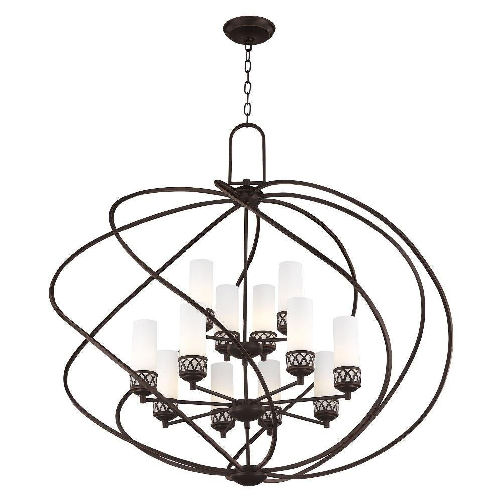 Bailey Street Home - 218-BEL-1764424 - Contemporary Traditional Twelve Light Chandelier