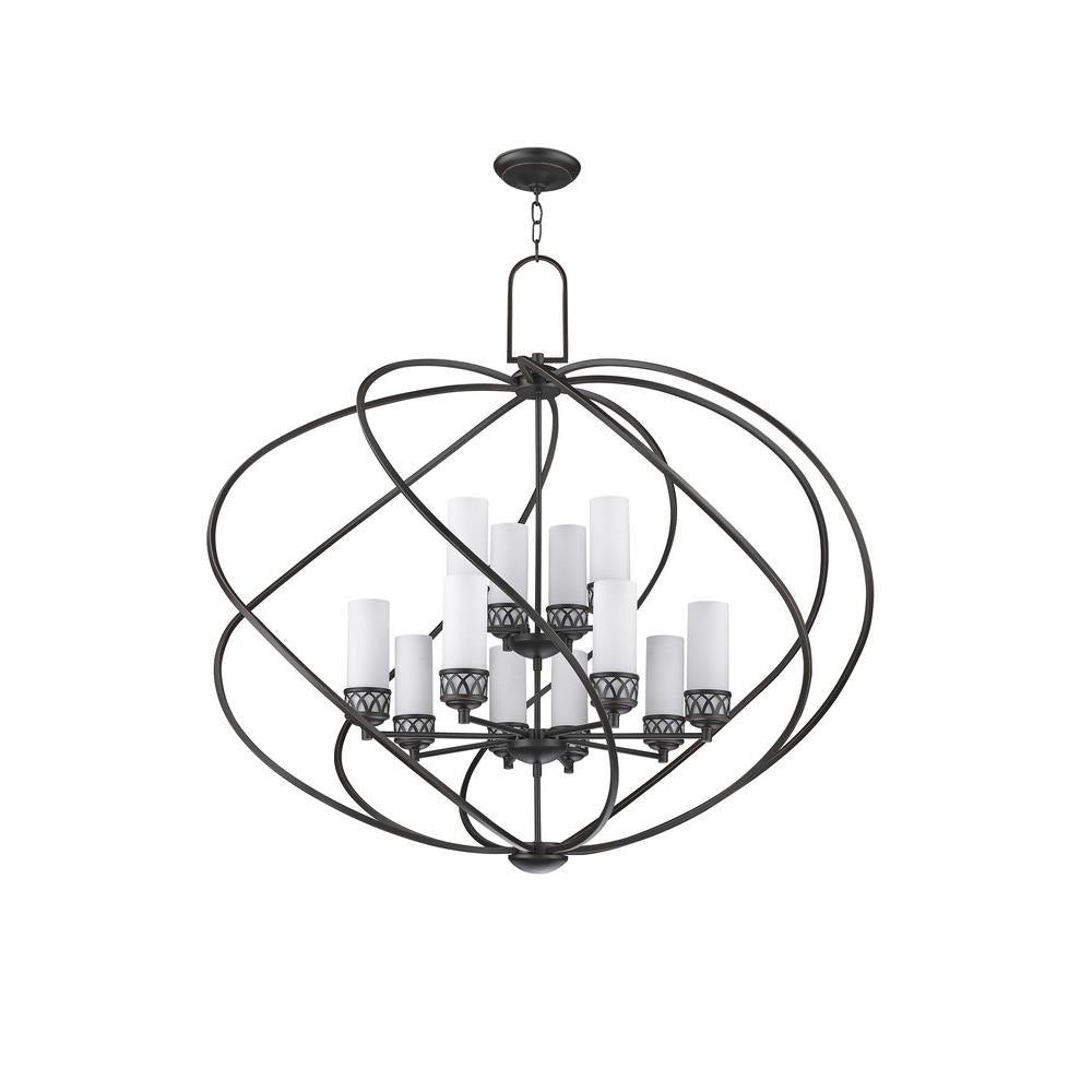 Bailey Street Home - 218-BEL-1764424 - Contemporary Traditional Twelve Light Chandelier