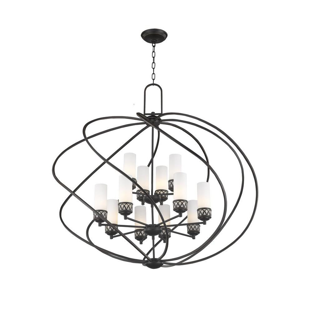Bailey Street Home - 218-BEL-1764424 - Contemporary Traditional Twelve Light Chandelier