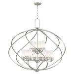 Livex Lighting - 47199-91 - Westfield - 12 Light Foyer Chandelier in Contemporary Style - 42 Inches wide by 39 Inches high