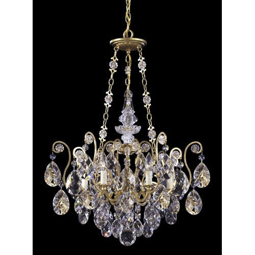 Gold Six-LightCrystal Chandelier
