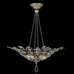 CRYSTAL LAUREL 35" W Round Pendant