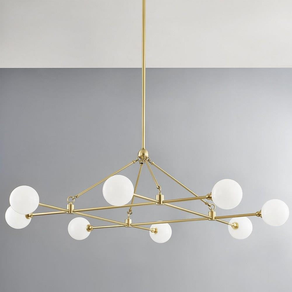 Bailey Street Home - 116-BEL-4885760 - Back Gait - 32W 8 LED Chandelier-18.25 Inches Tall and 46 Inches Wide