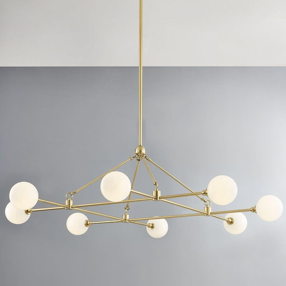 Bailey Street Home - 116-BEL-4885760 - Back Gait - 32W 8 LED Chandelier-18.25 Inches Tall and 46 Inches Wide