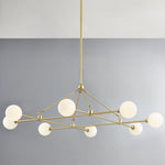 Bailey Street Home - 116-BEL-4885760 - Back Gait - 32W 8 LED Chandelier-18.25 Inches Tall and 46 Inches Wide