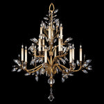 CRYSTAL LAUREL 45" W Round Chandelier